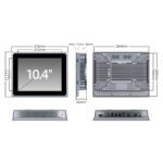 ⁦索奇 10.4寸工业平板电脑 K104SR⁩ - الصورة ⁦3⁩