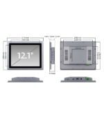 ⁦索奇 12.1寸工业显示器 A121SR/SZ/SG⁩ - الصورة ⁦7⁩