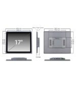 ⁦索奇 17寸工业显示器 A170SR/SZ/SG⁩ - الصورة ⁦6⁩